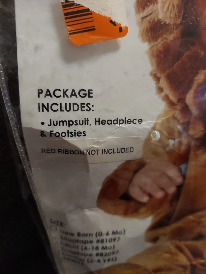 Little Lion Infant Halloween Costume 0-6 months Charades Jerery Beck - Image 3 of 4