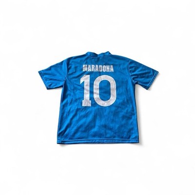 VNTG Napoli Buitoni Jersey Blue SSC Napoli Maradona Italy Made XL