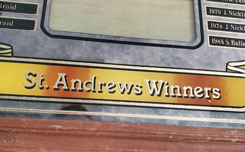 The Glenlivet 1990 St. Andrews British Open Past Winner Mirror - Image 3 of 4