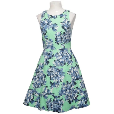 J.Crew, Kleid, Größe: 32, Grün/Blau/Weiß, Baumwolle/Elasthan, Blumen, Damen #cD1 - Bild 1 von 4