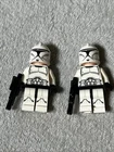 Lot Of 2 Lego Clone Trooper Minifigure Star Wars 75206 sw0910