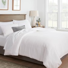 Oversized King Duvet Cover, 800 Thread Count Sateen 3 Pc Egyptian Cotton Duve...