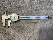 Mitutoyo Dial Caliper 0-6 in 0.001 in Accuracy Jeweled 505-637 White Dial