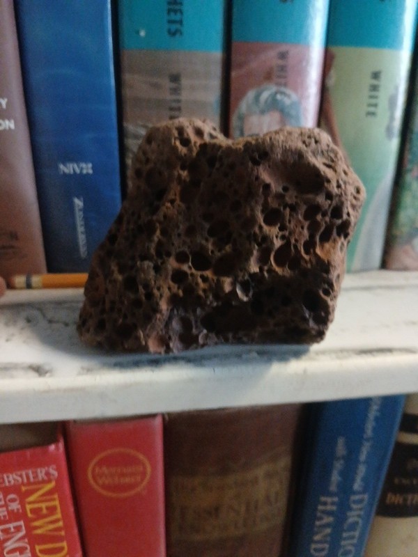One Large, Red Lava Rock – Perfect for Terrariums, Aquariums, Succulents