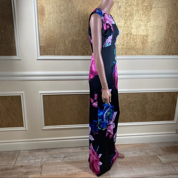 NUEVO MILLY Dita Floral Columna Maxi Vestido Vestido 4 Foto 4 de 4