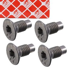 4x febi 180369 Schraube Bremsscheibe für DACIA MERCEDES OPEL RENAULT SMART