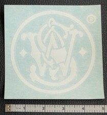 Smith Wesson Logo Die Cut Vinyl Sticker Decal