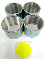 2" FEMALE CONDUIT COUPLINGS GALVANIZED STEEL LOTS OF 4 