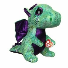 Ty Glubschi´s Beanie Boo´s grüner Drache  @ CINDER @  XL - 42 cm Plüschtier NEU
