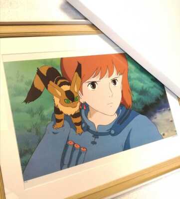 Studio Ghibli Framed Postcard Nausicaa of the valley of the wind Hayao ...