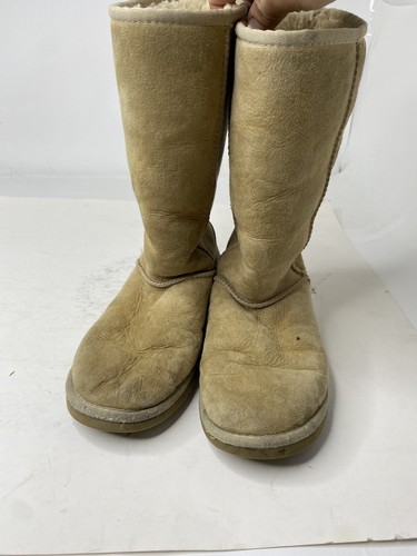 Chestnut Suede Winter Boots Size 