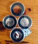 30 X 40mm Clear Plastic Capsule Holder With Insert Foam For 50p fifty pence