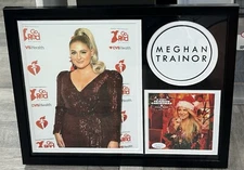 Meghan Trainor Hand Signed Autographed 11x14 Custom Framed Display JSA COA