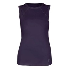 SOFIBELLA Women's UV Colors Plum Sleeveless Top 7003-PLU 