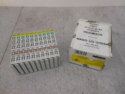 10x Wago 750-403 4-Channel Digital Input Terminal 0.2ms Unused