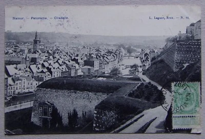 ET961) CPA BELGIQUE NAMUR panorama - 1907 - Photo 1/2