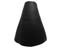 Grau Faden Echtleder Schaltmanschette Schaltsack Für LANCIA PHEDRA 2002-2010