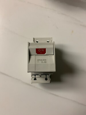 2X Mitsubishi CP30-BA CP30BA Circuit Protector 2 Poles DC24V 15A (2 pieces)