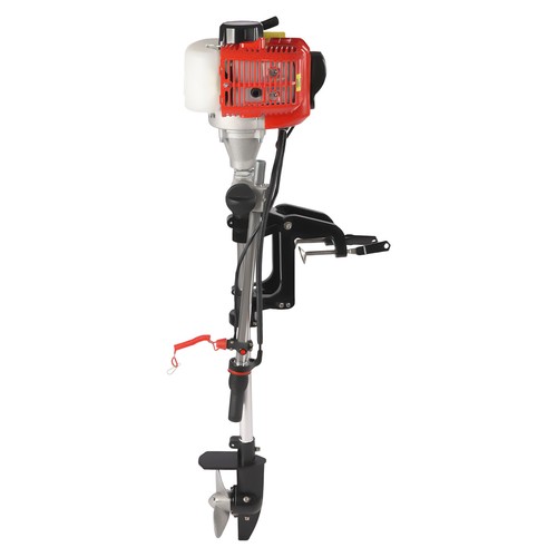 Motore Fuoribordo 2 Tempi 2.3HP Pesca Barca Motore Tirante Avviamento 52cc Raffreddamento Aria - Foto 6 di 24