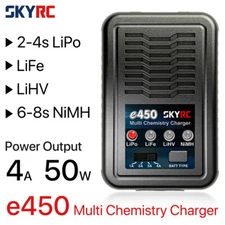SKYRC e450 50W 4A Multi Charger for 2-4S LiPo / LiFe / LiHV 6-8S NiMH Battery