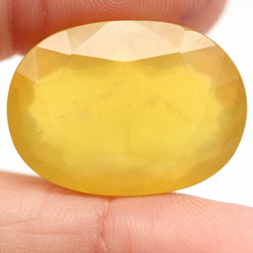 SHOLA Echt 22,01 Ct Natürlicher Gelb Feuer Opal Riesig aus Mexiko - Picture 2 of 3