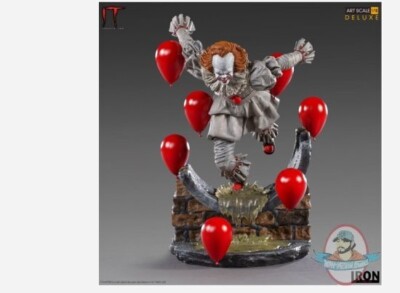 1/10 Art Scale IT Movie Pennywise Deluxe Iron Studios 906684 | eBay