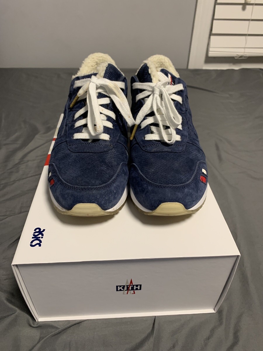 正規品 KITH × Moncler × Asics ゲルライト Ⅲ ネイビー