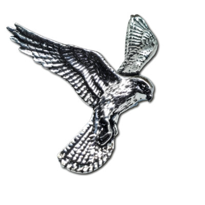 Kestrel Pewter Pin Badge Falconry Bird Prey Brooch Lapel Hat Tie Pin A R Brown
