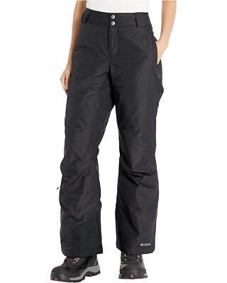 Columbia L134409 Womens Black Bugaboo Omni-Heat Snow Pants Size XS Reg