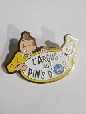 Vintage Pin's Tim und Struppi L Argus Aux Pin's D Gold (Die Krabbe Aux Pinces D Gold)