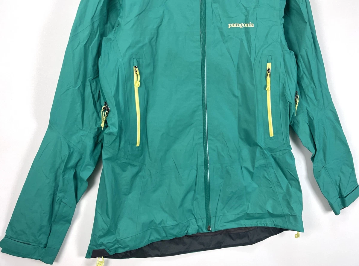 Patagonia Super Cell Waterproof Jacket Womens Medium green GORE-Tex M 83826  $289