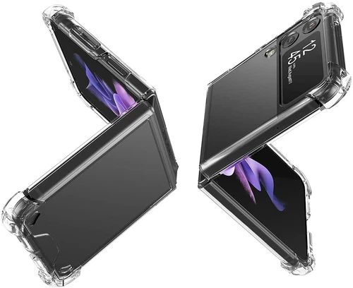 For Samsung Galaxy Z Flip 3 5G SlimClear Shockproof Phone Case Bumper Cover - Picture 1 of 6