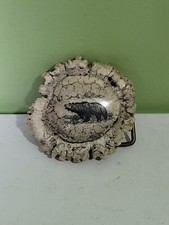 elk antler belt buckle