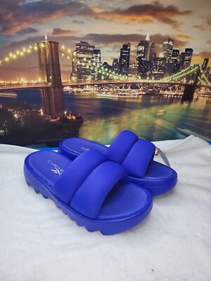 Reebok Cardi B Slide   Purple  Women s Size 6