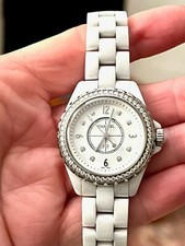 Authentic women's Chanel j12 ceramic watch purchased at the Paris flagship store