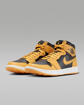Nike Air Jordan 1 High G Golf Sneakers Pollen/White/Black