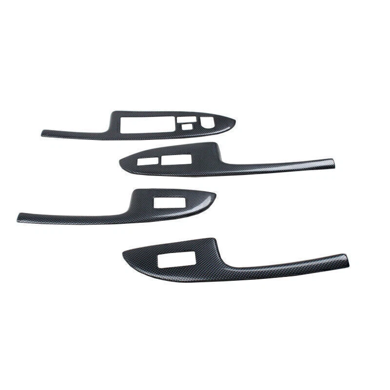 For Honda Accord 2003-07 Carbon Fiber Window Lift Panel Lock Switch Cover trim Foto 2 de 4