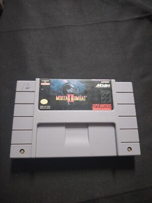 Mortal Kombat 2 Super Nintendo Entertainment System SNES Cartridge Only 