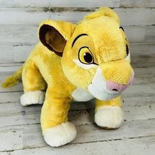 DISNEY Simba Young Cub The Lion King 10" Plush Stuffed Animal Toy Authentic