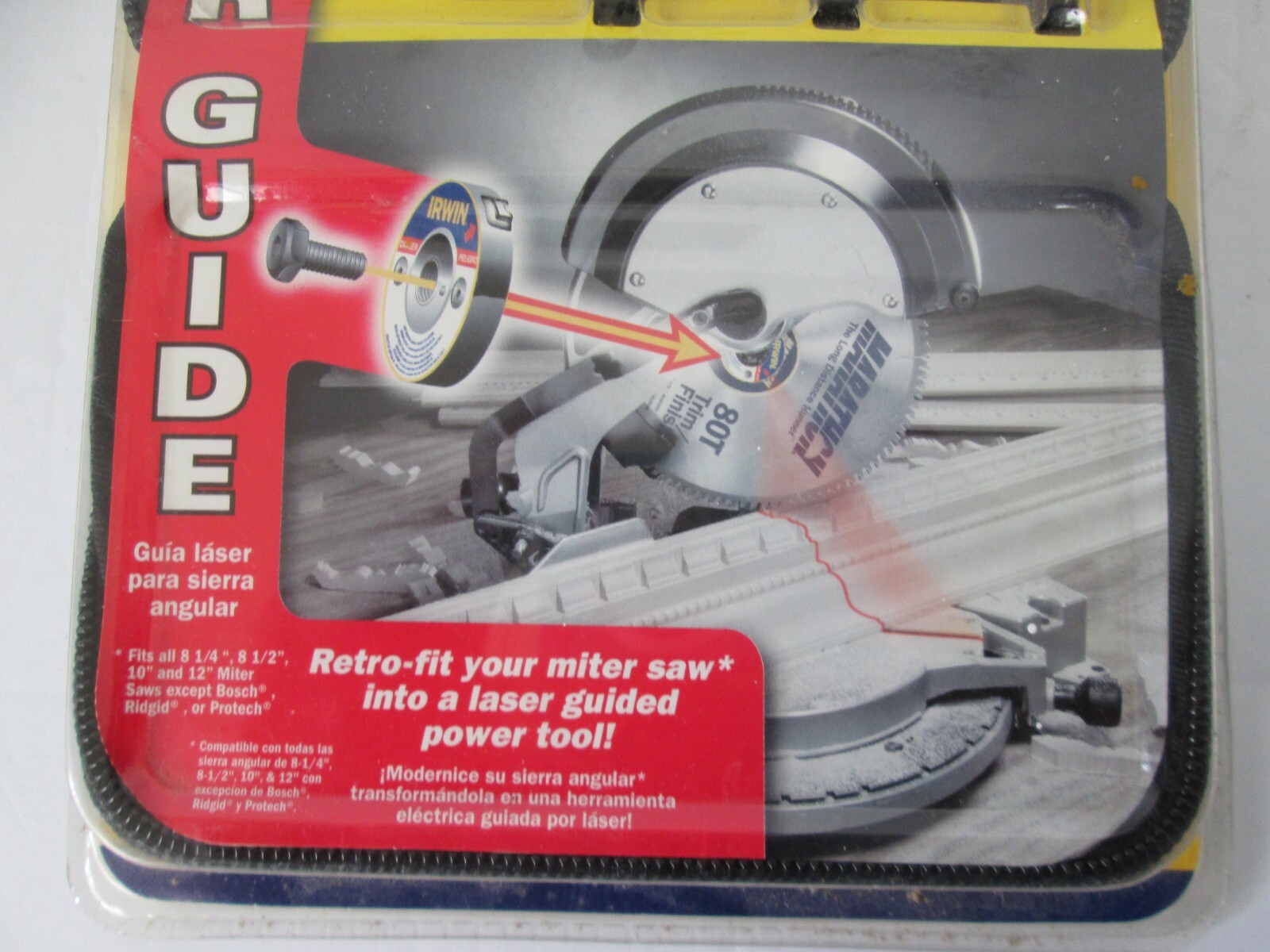 NEW/SEALED IRWIN TOOLS MITER SAW LASER GUIDE 3061001 WITH CASE WOODWORKING TOOL eBay