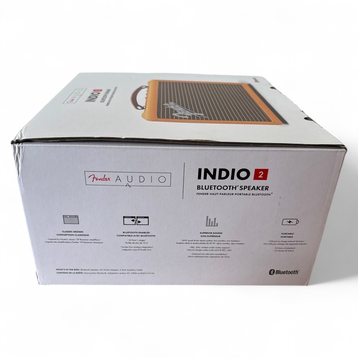 Fender Indio 2 Bluetooth Speaker Tweed 60W New Sealed from