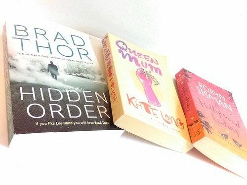 Fiction Novel 3 book lot Paperbacks Hidden Order, Queen Mum, Hollywood Ending - Picture 2 of 3