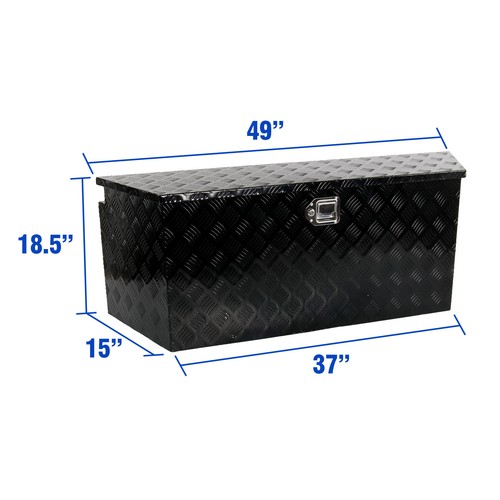 26/29/33/34/39/49 Inch Aluminum Pickup Truck Trailer Storage Tongue Tool Box - Picture 18 of 19