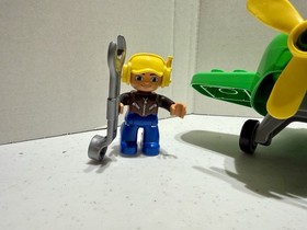 LEGO DUPLO Town Little Plane 10808 (Complete Set) with 2 Figures Good Condition