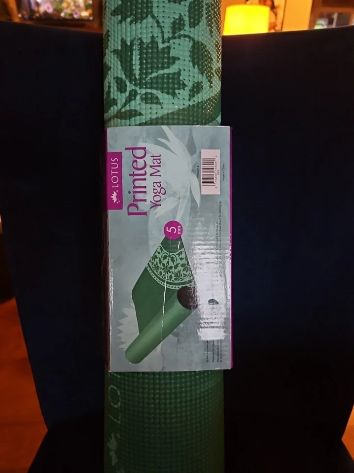 Lotus yoga mat new printed green - Image 3 of 4