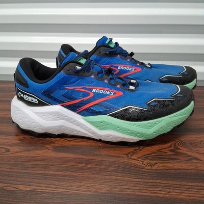 Brooks Caldera 7 Shoes Mens Size 13 Blue Trail Running Sneakers 1103791D042