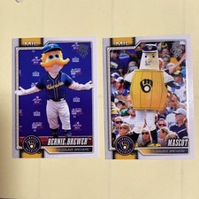 2026 Topps Series 1 Celebration Bernie Brewer + Mascot - Milwaukee Brewers