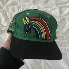 Vintage university of hawaii Rainbow Warriors Hat Size 7 1/4