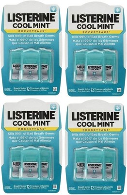 Listerine Cool Mint PocketPaks On-the Go Freshness, 288 Breath Strips  SAVE!!!!