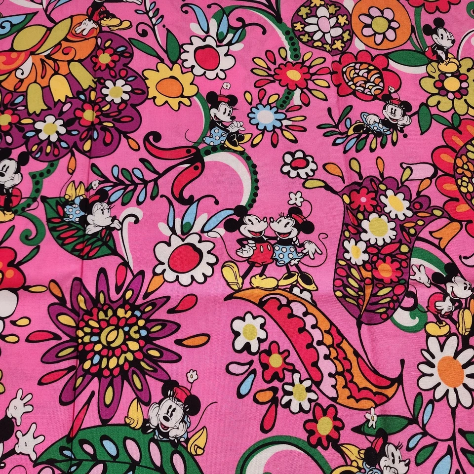 Famous Maker Licensed Fabric Factory Ends Lot of 2 54in x 18in Quilting Cotton - Image 4 of 4